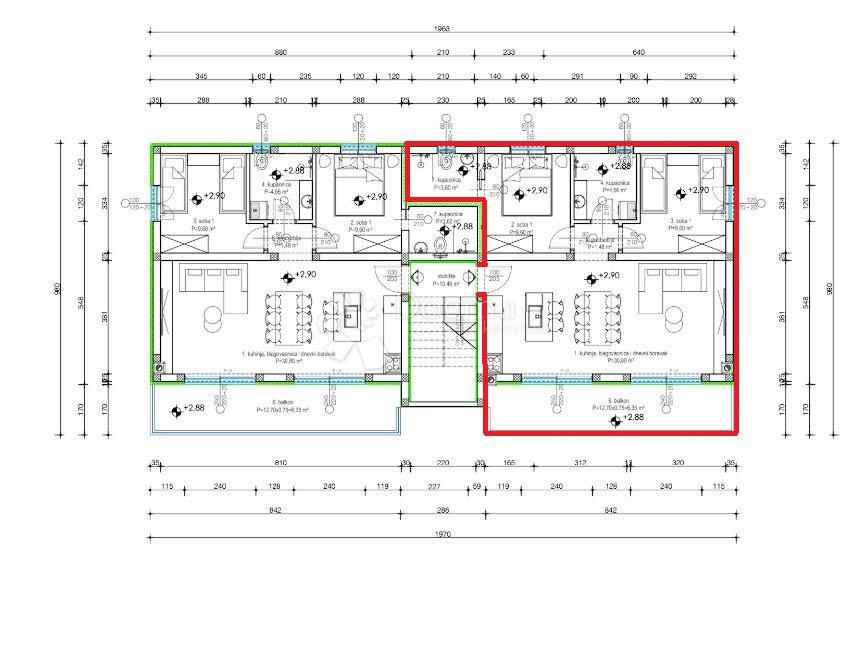 Stanovanje Umag, 63m2