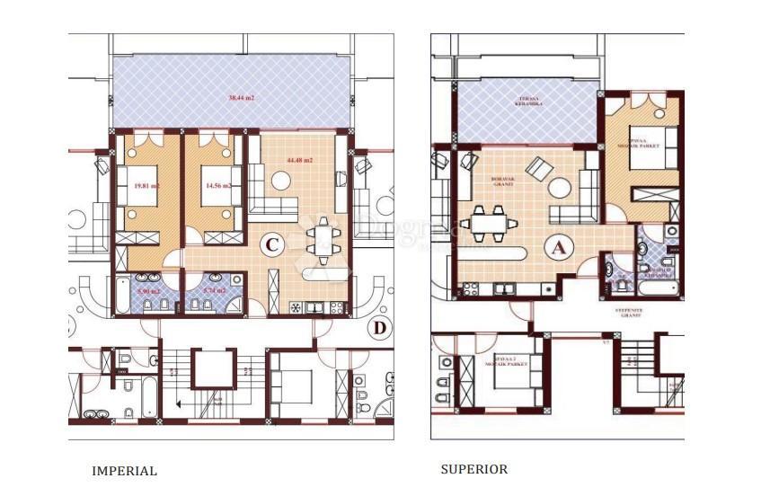 Apartma Savudrija, Umag, 115m2