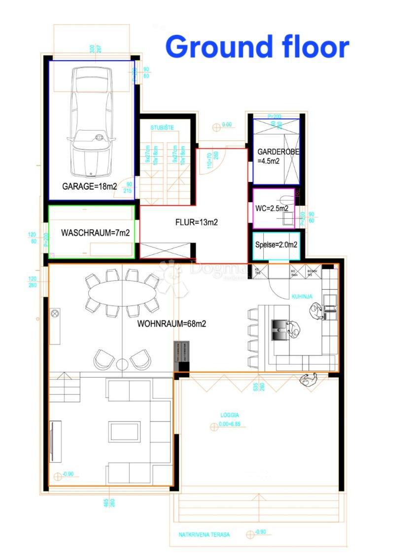 Hiša Seget Donji, Seget, 385m2