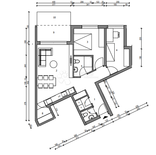 Stanovanje Sloboština, Novi Zagreb - Istok, 80,72m2