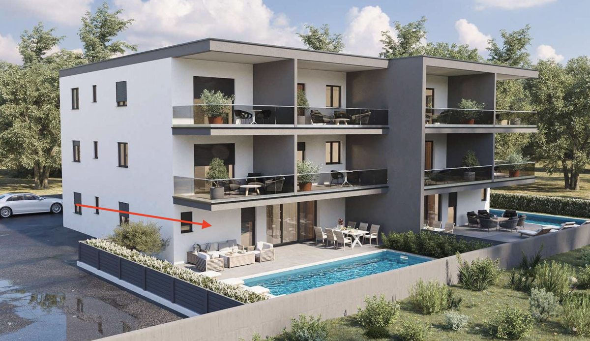 Stanovanje Novigrad, 123,63m2