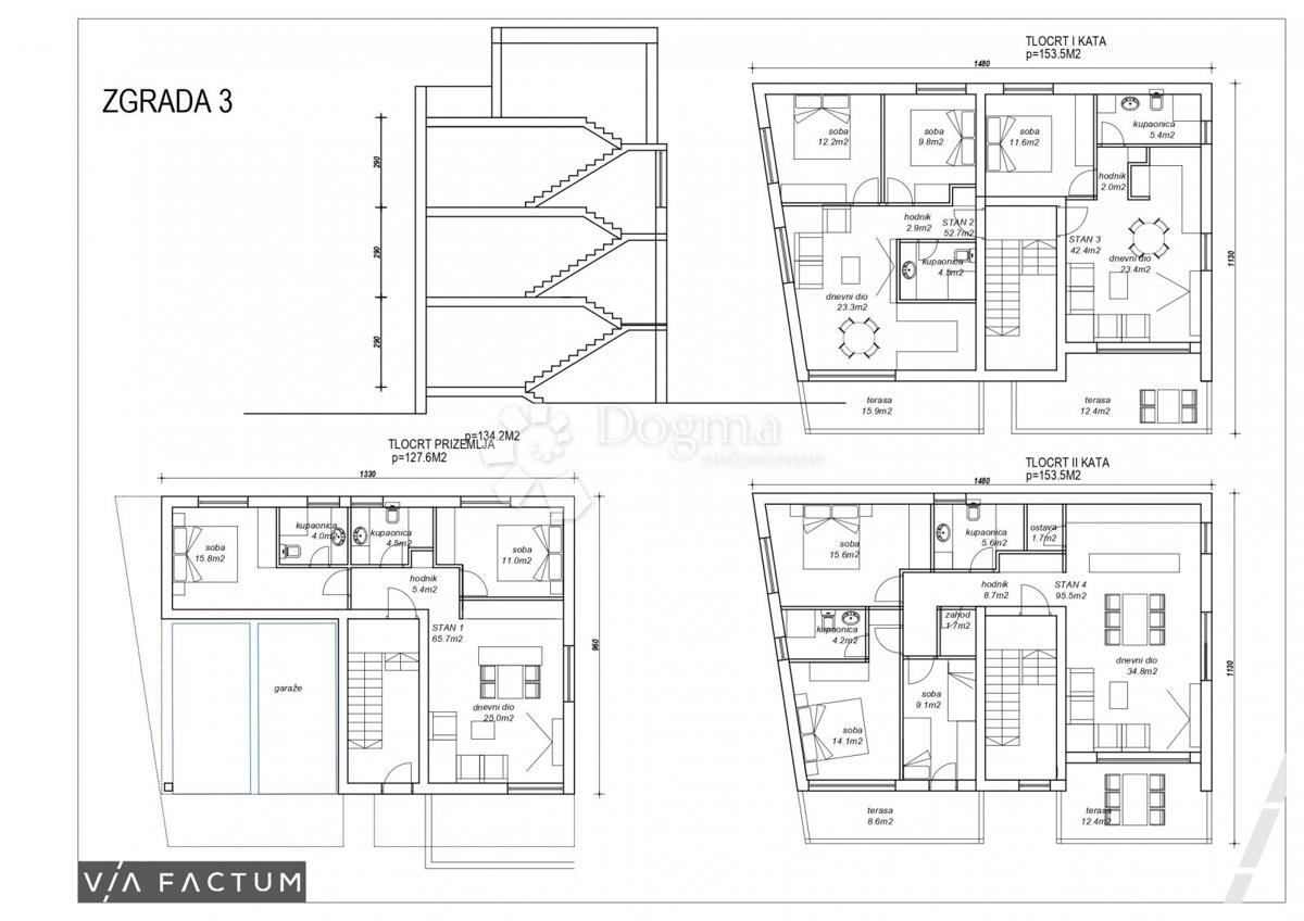 Stanovanje Petrčane, Zadar - Okolica, 74,50m2