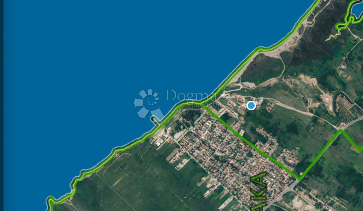 Zazidljivo zemljišče Zaton, Nin, 648m2