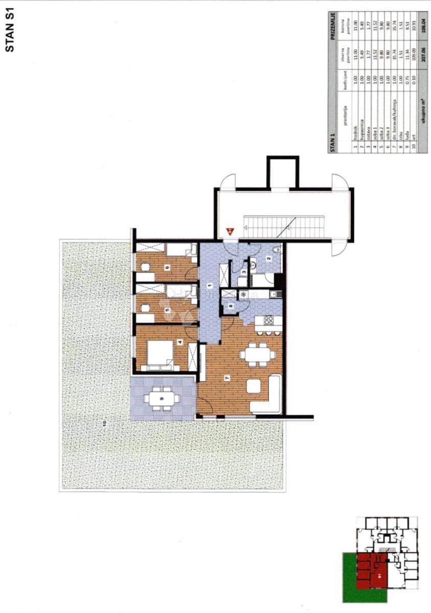 Stanovanje Sesvetska sela, Sesvete, 106,04m2