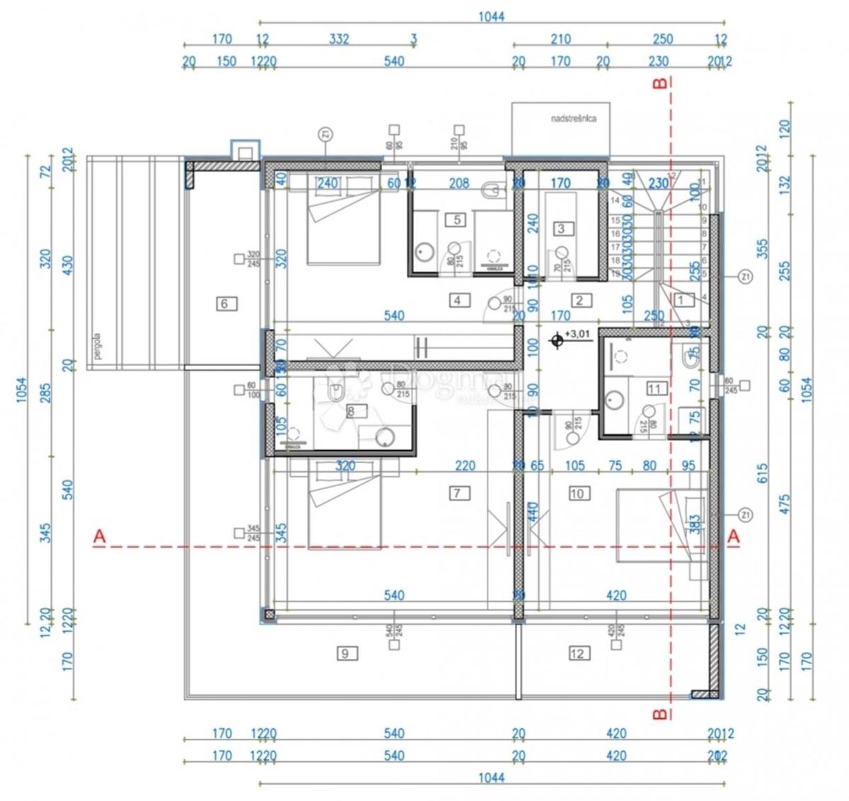 Hiša Grebaštica, Šibenik - Okolica, 267,89m2