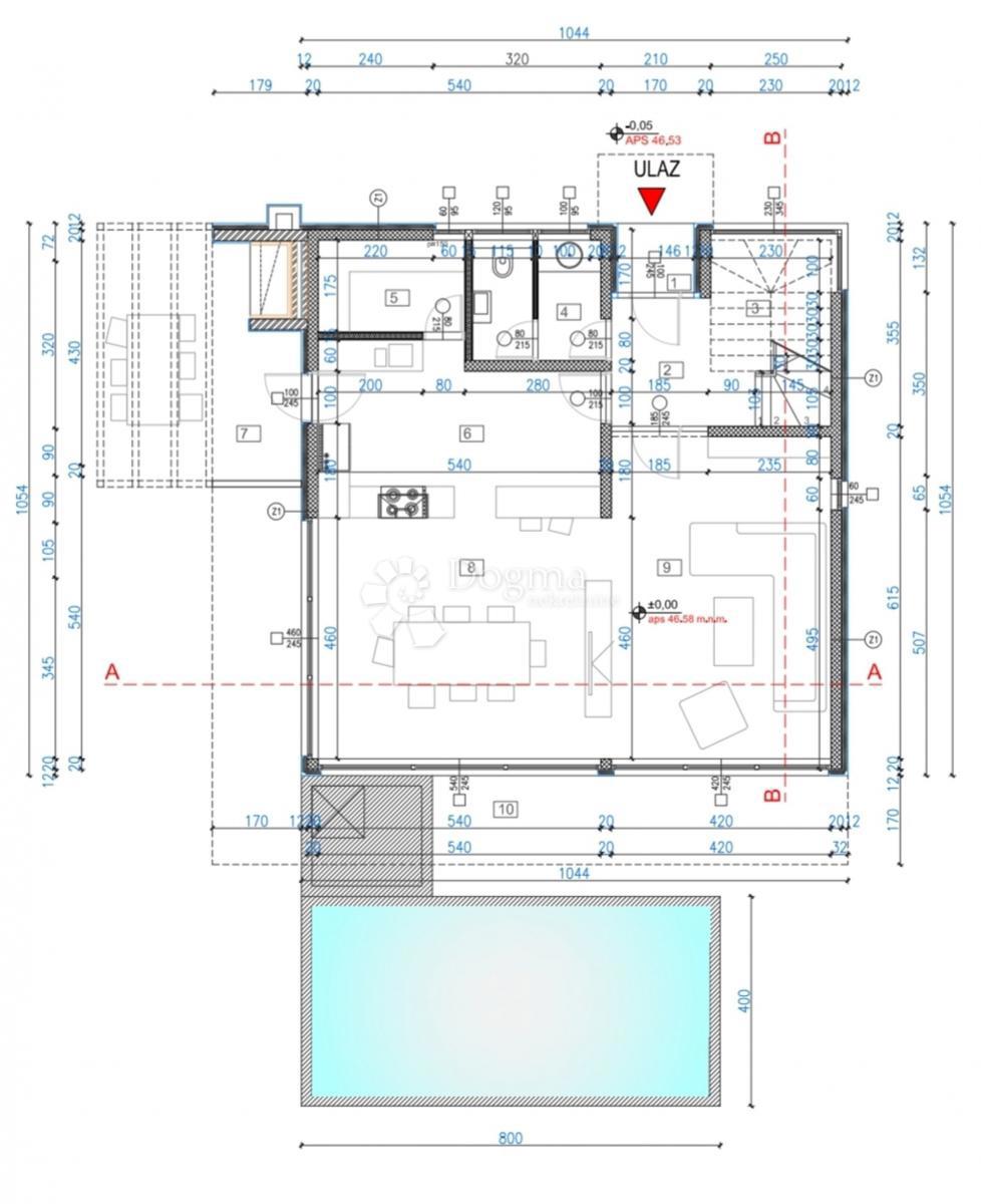Hiša Grebaštica, Šibenik - Okolica, 267,89m2