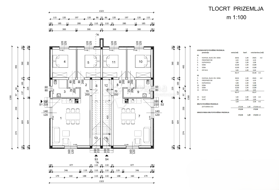 Stanovanje Vir, 66,47m2