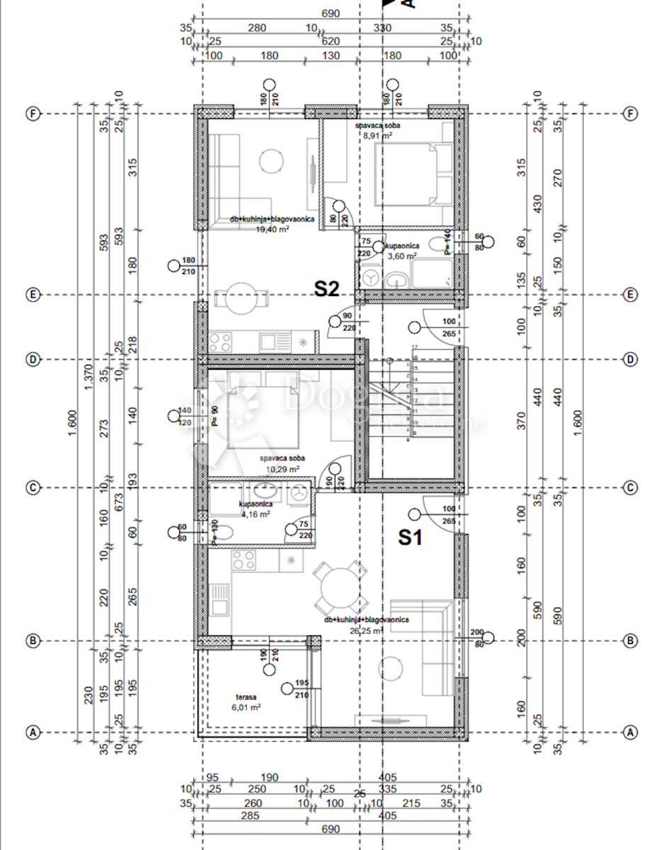 Stanovanje Vir, 48,51m2