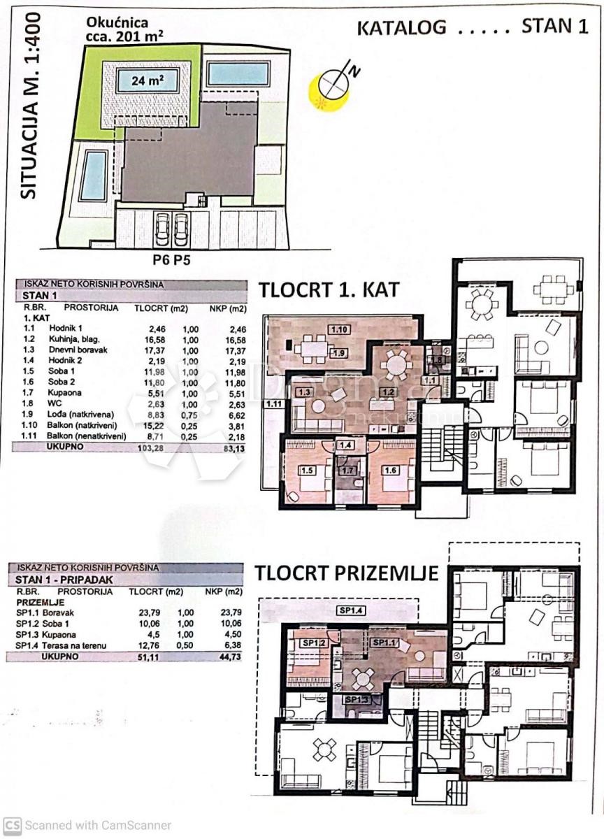 Apartma Malinska, Malinska-Dubašnica, 121m2