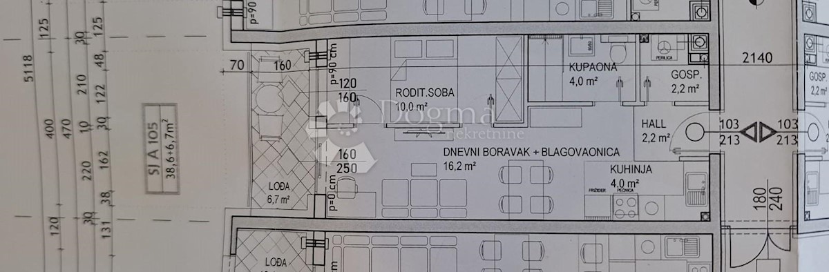 Stanovanje Globetka, Čakovec, 57,25m2