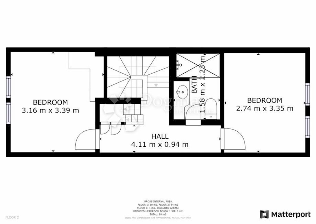 Stanovanje Donji grad, Donji Grad, 102m2