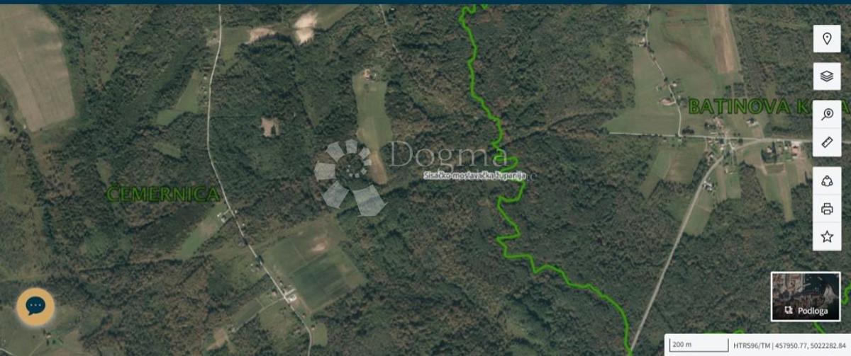 Zemljišče Batinova Kosa, Topusko, 43.000m2