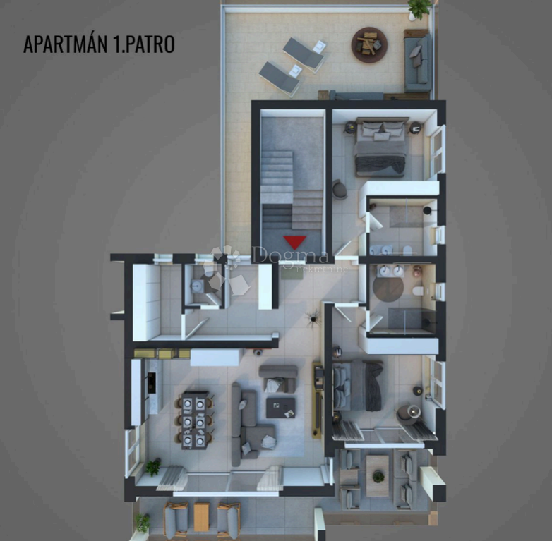 Apartma Barbat na Rabu, Rab, 107m2