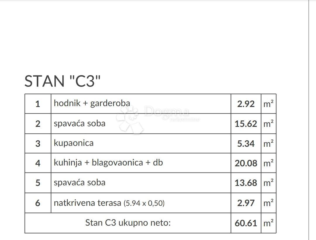 Stanovanje Peroj, Vodnjan, 64,71m2