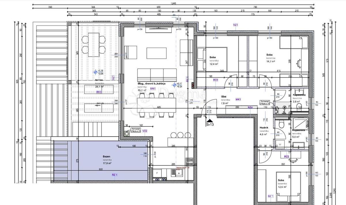 Stanovanje Tar, Tar-Vabriga, 92,40m2