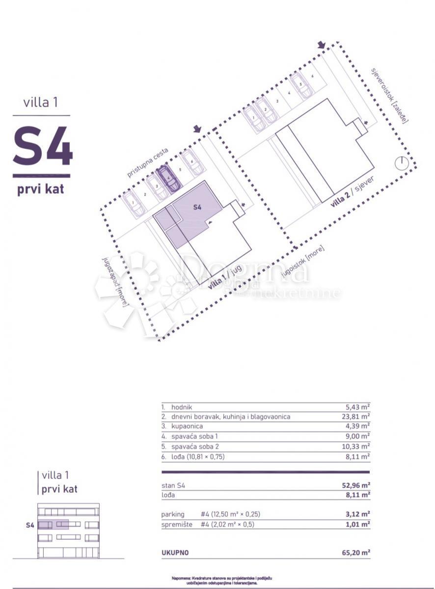 Stanovanje Sveti Petar na Moru, Sveti Filip I Jakov, 110,95m2