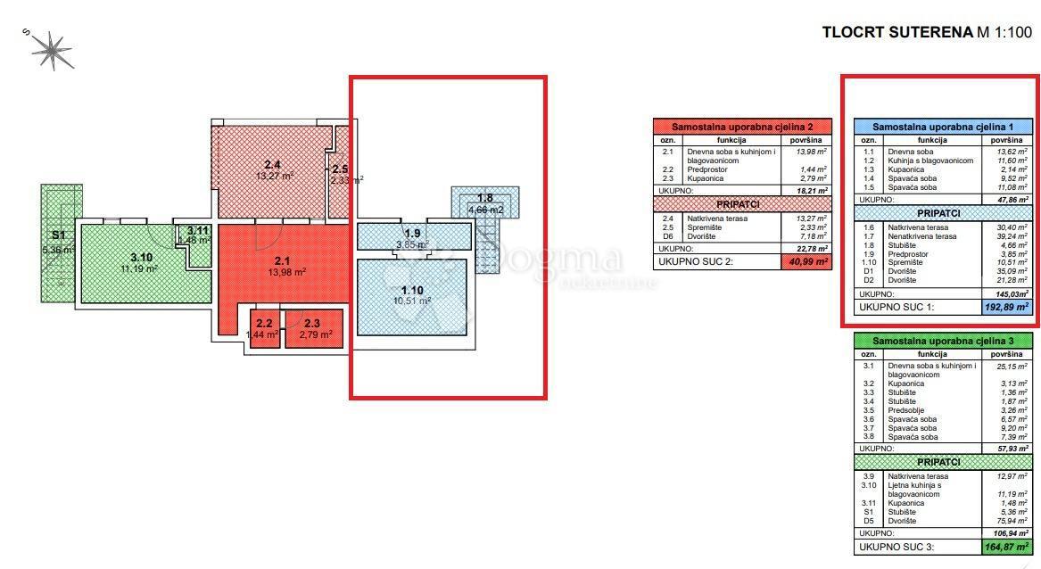 Hiša Bošana, Pag, 192,80m2