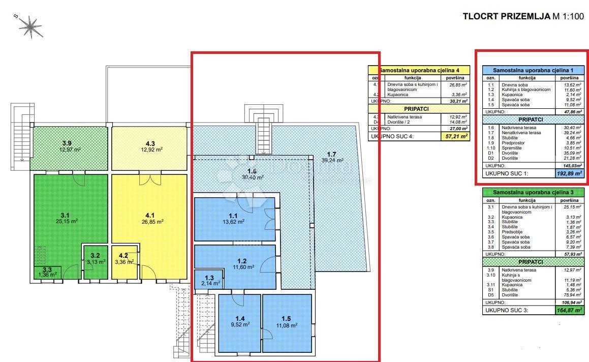 Hiša Bošana, Pag, 192,80m2