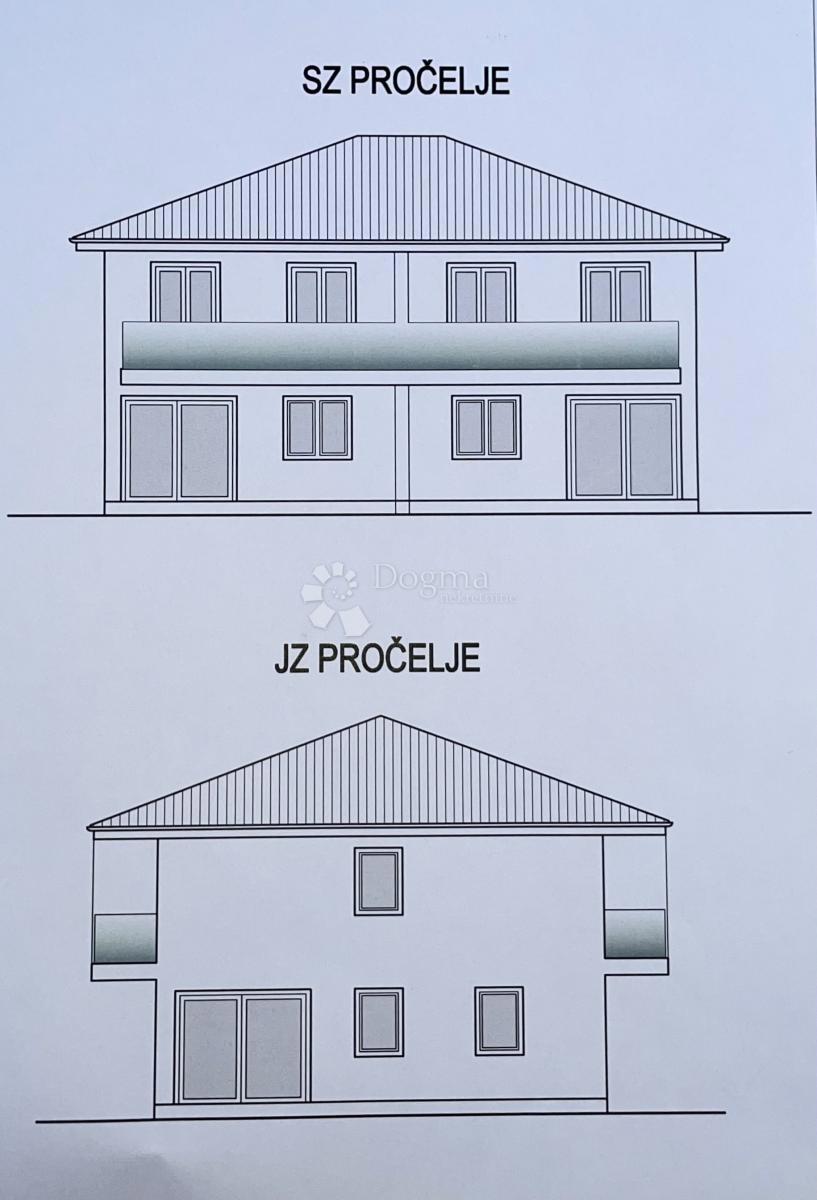 MALINSKA – Novogradnja z Bazenom 400 m od Morja