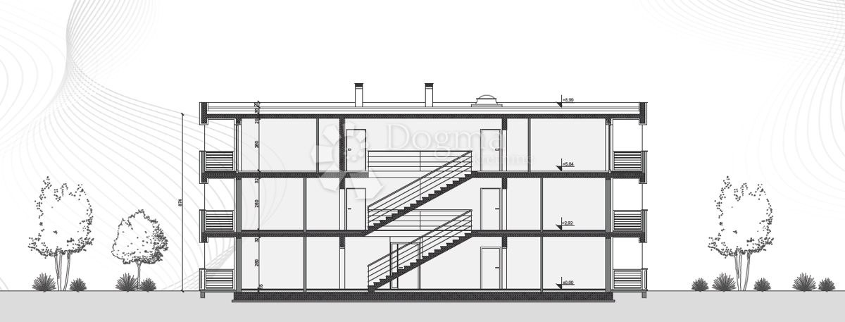 Stanovanje Šikići, Pula, 51,03m2