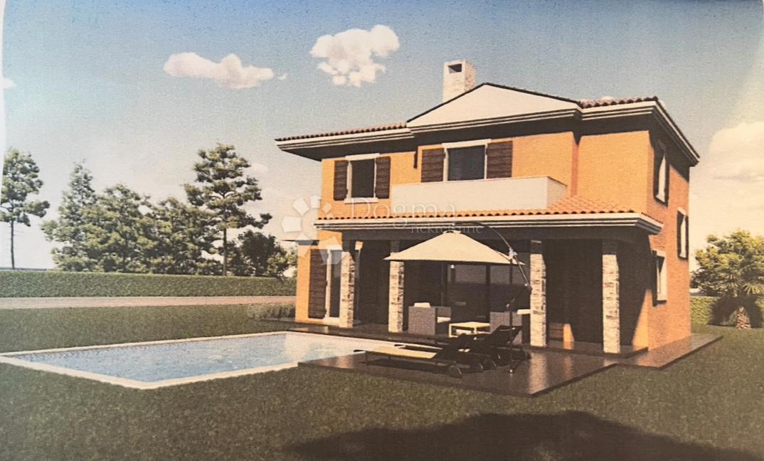 OKOLICA VIŠNJANA, ZEMLJIŠČE S PROJEKTOM ZA GRADNJO HIŠE Z BAZENOM