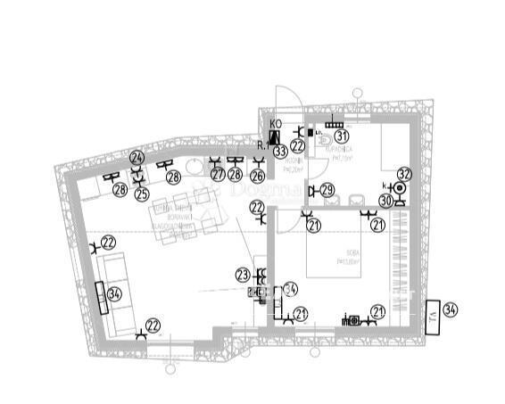 Hiša Vinišće, Marina, 70m2