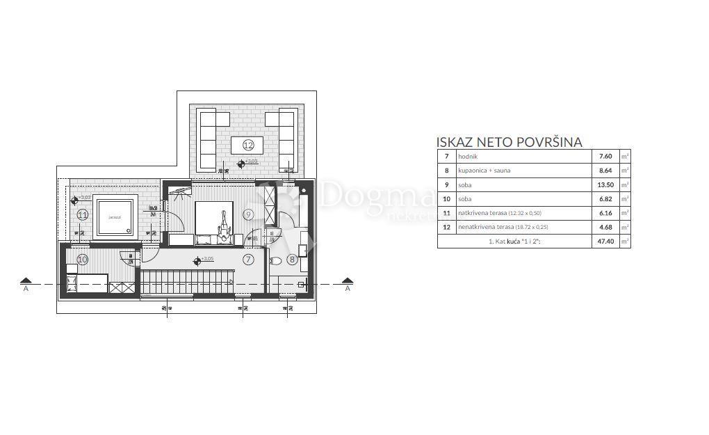 Hiša Labin, 500m2