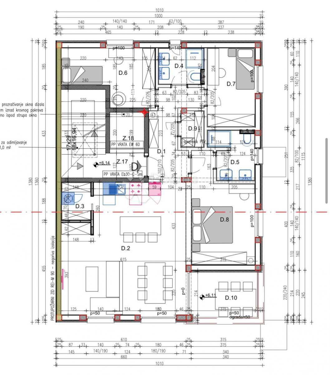 Stanovanje Veli vrh, Pula, 113,11m2