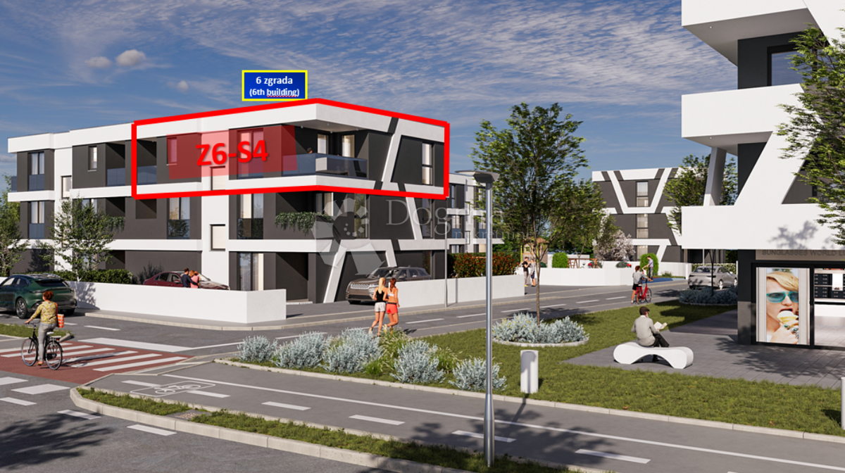 Z6/S4, NOV POSLOVNO STANOVANJSKI KOMPLEKS VELI VRH - stanovanje