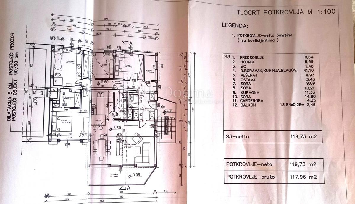 Matulji, stanovanje s pogledom na morje
