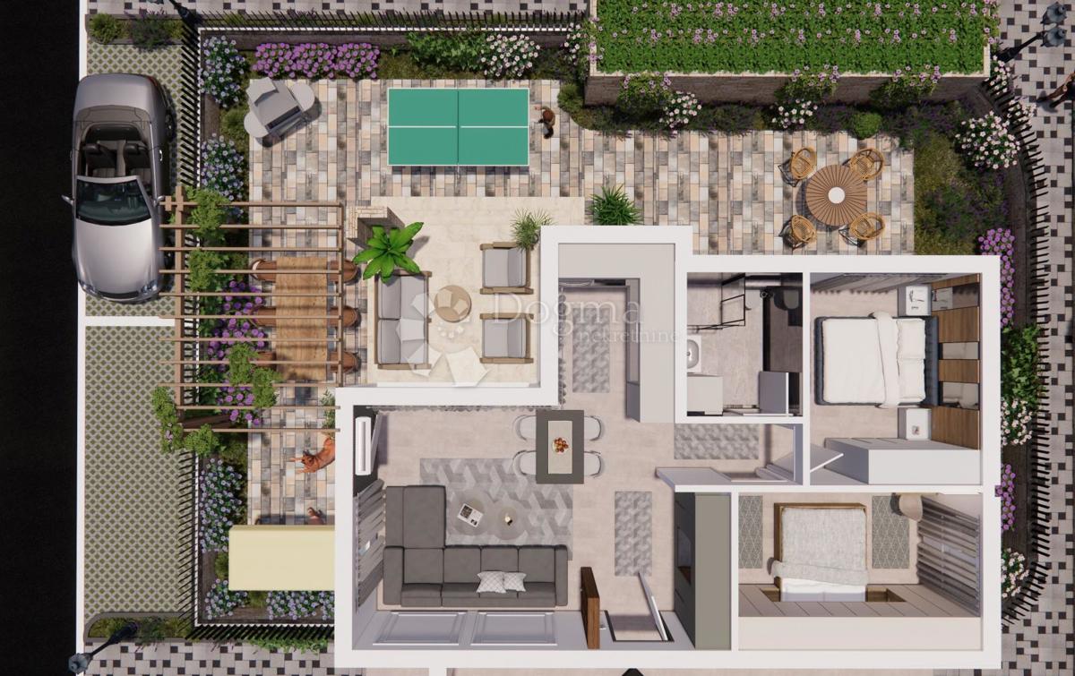 Stanovanje Brodarica, Šibenik - Okolica, 70,97m2