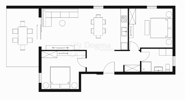 Stanovanje Peroj, Vodnjan, 77,60m2