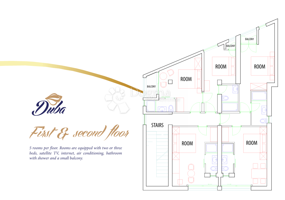 Hotel Živogošće, Podgora, 533m2