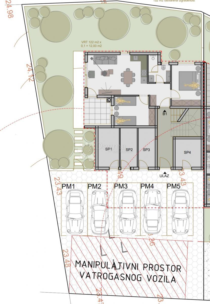 Stanovanje Valdebek, Pula, 78,99m2