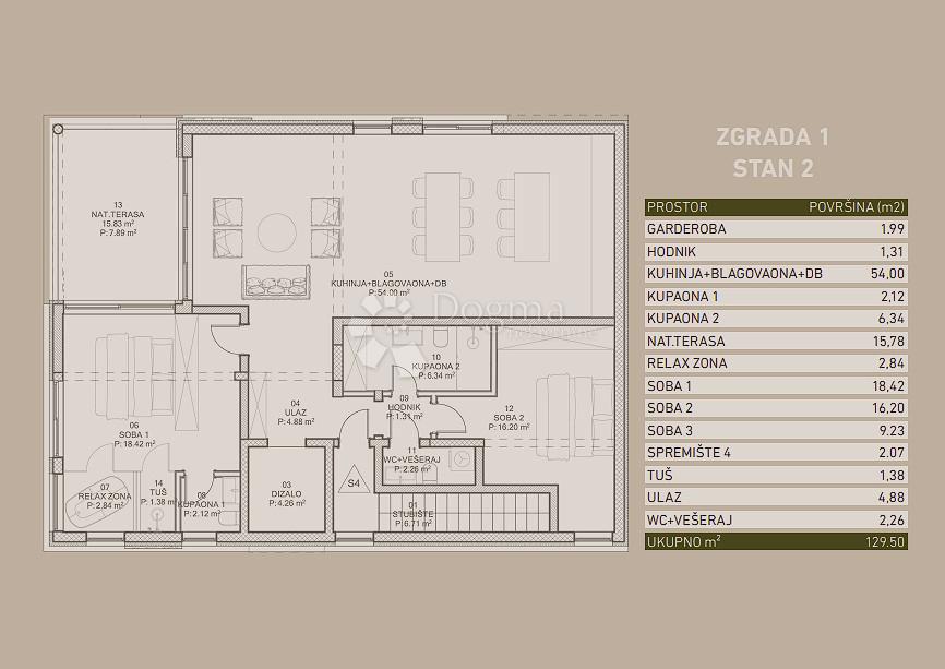 Stanovanje Poreč, 99m2