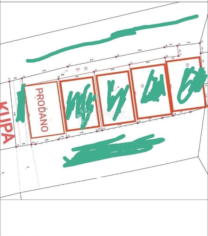 Zazidljivo zemljišče Nebojan, Petrinja, 565m2