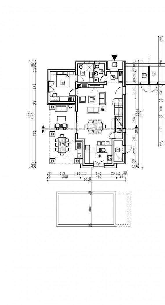 Hiša Novigrad, 150m2
