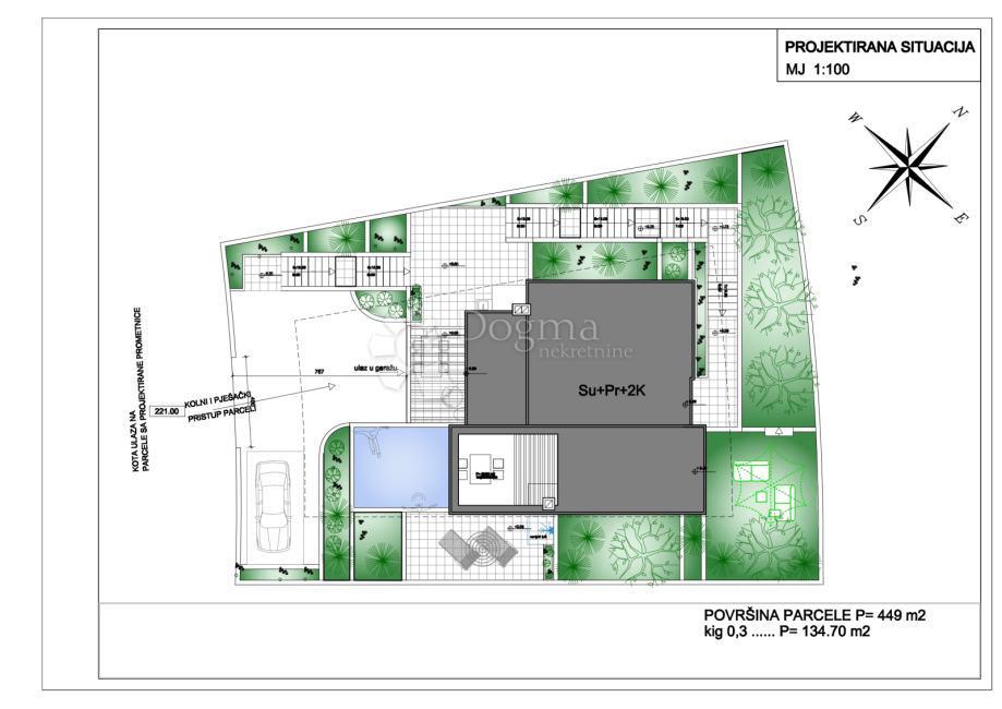 Zazidljivo zemljišče Klis, 449m2