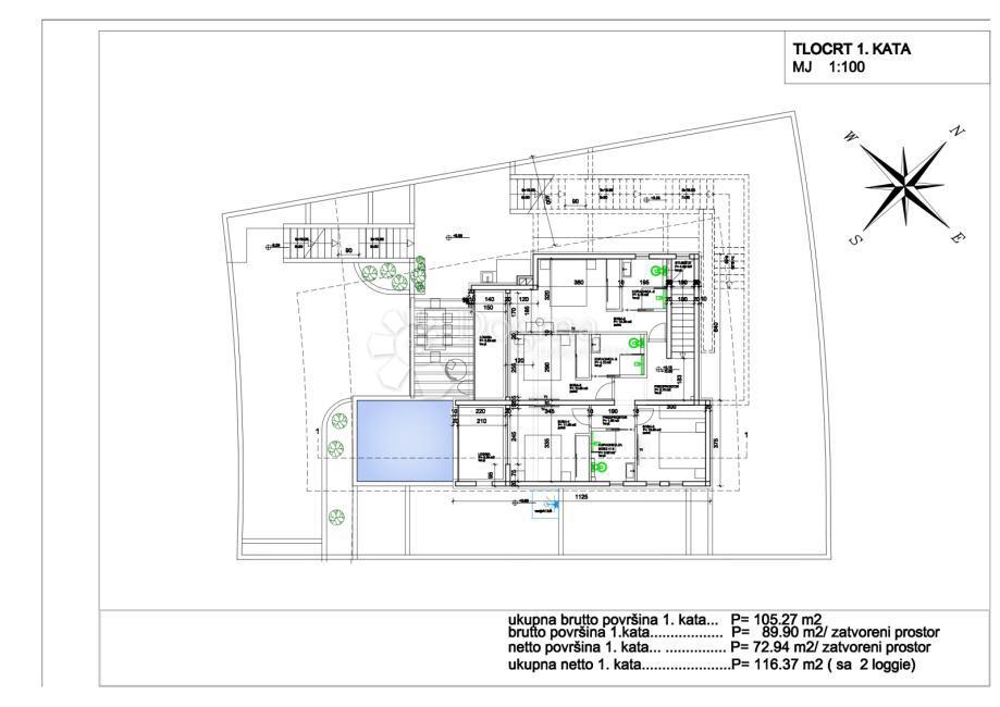 Zazidljivo zemljišče Klis, 449m2