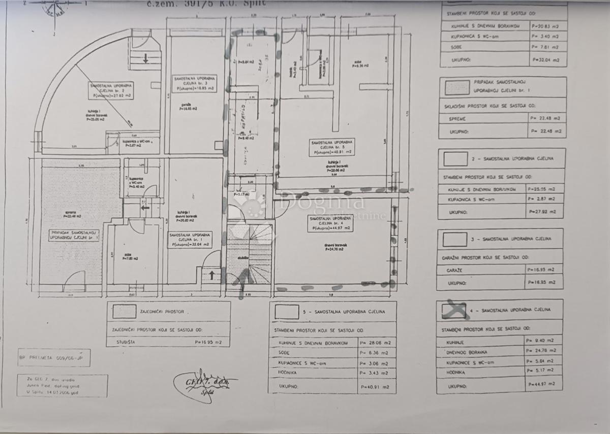 Stanovanje Trstenik, Split, 44,97m2