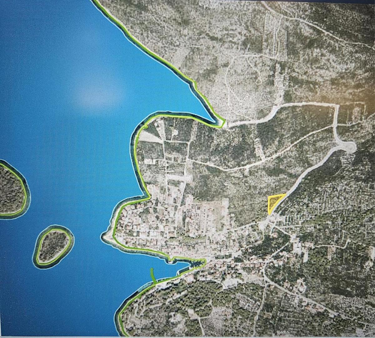 Zazidljivo zemljišče Donje Selo, Šolta, 2.506m2