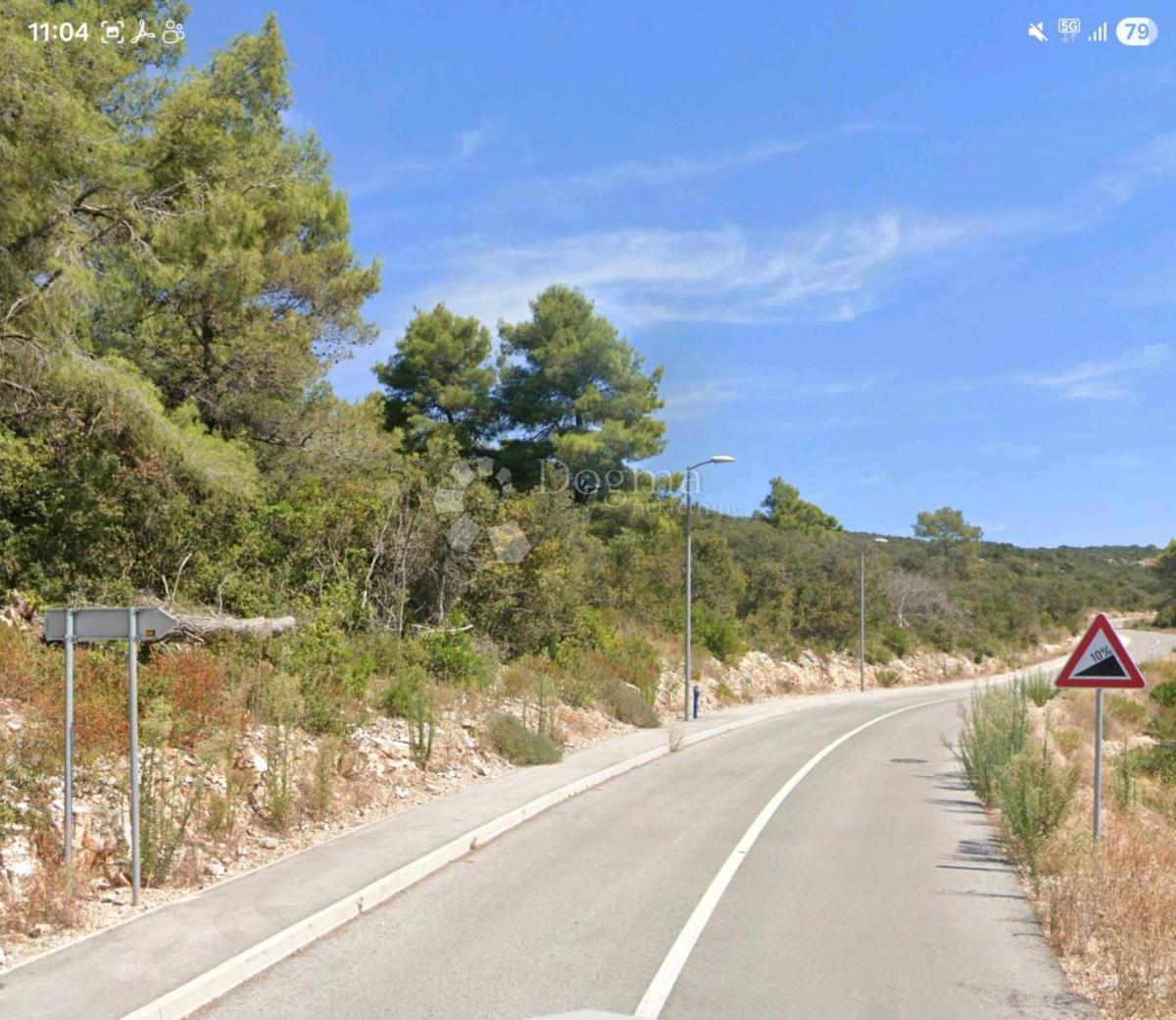 Zazidljivo zemljišče Donje Selo, Šolta, 2.506m2