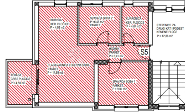Stanovanje Gornji Stupnik, Stupnik, 47,47m2