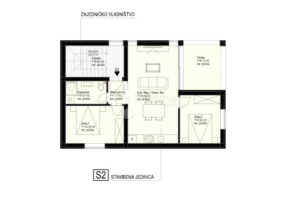 Stanovanje Vir, 59,55m2