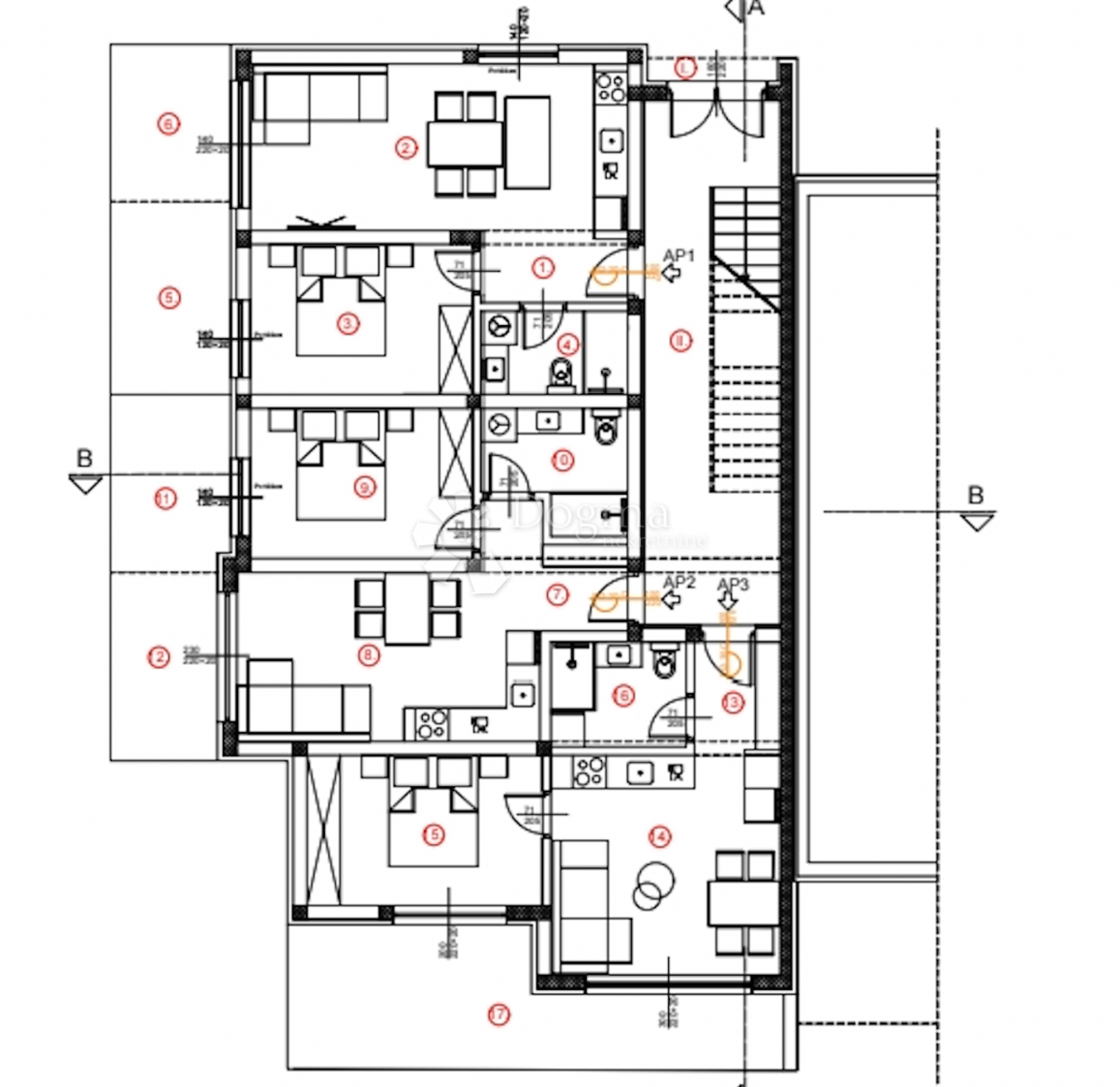 Stanovanje Brodarica, Šibenik - Okolica, 43,52m2