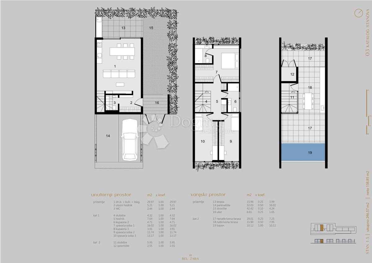 Stanovanje Arbanasi, Zadar, 158,85m2
