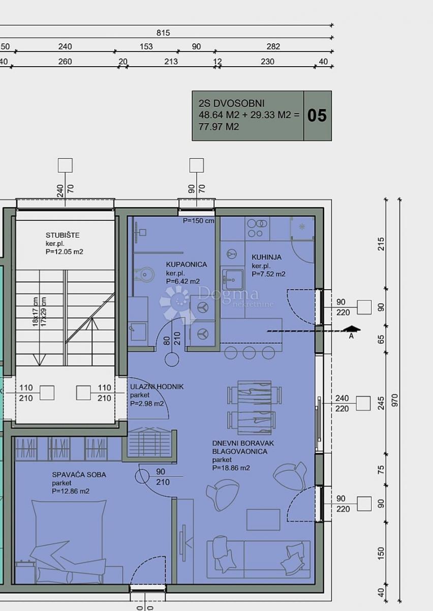 Stanovanje Gornje Mrzlo Polje Mrežničko, Duga Resa, 48m2