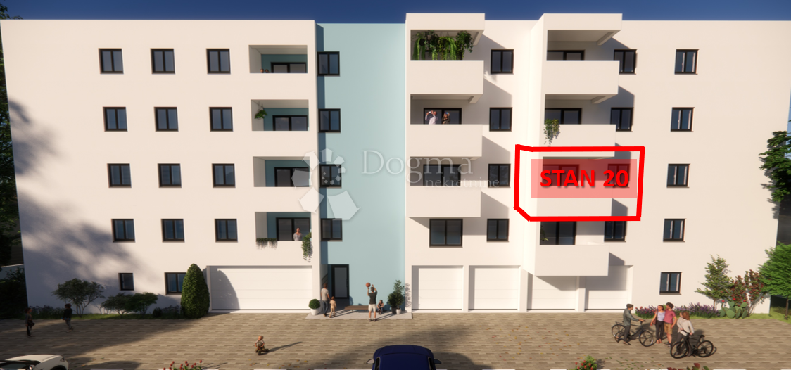 Stanovanje Monvidal, Pula, 54,96m2