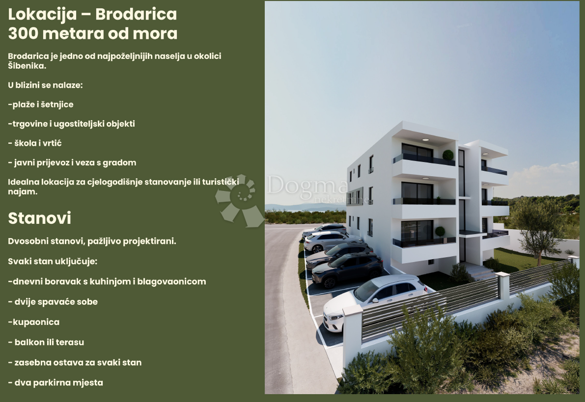 Stanovanje Brodarica, Šibenik - Okolica, 73,85m2