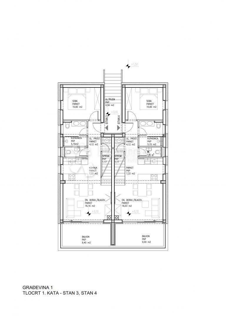 Stanovanje Pag, 99,45m2